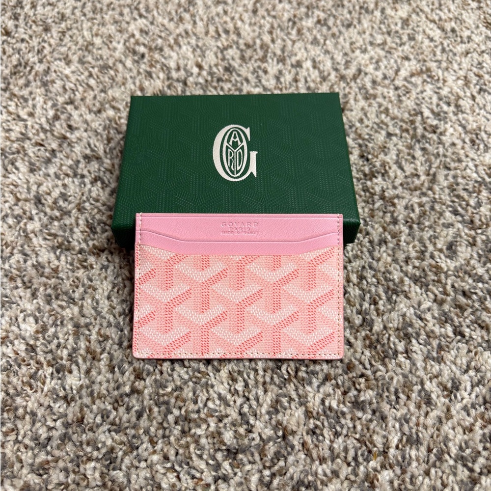 Pink “Goyard” Cardholder - Picture 2 of 5